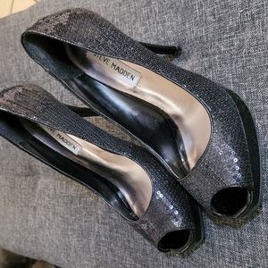 Steve Madden sequin heels